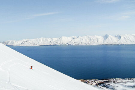 Ski touring in Iceland