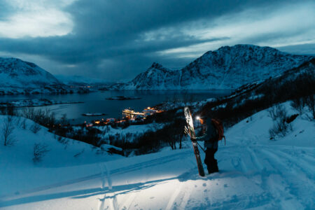 Scialpinismo a Bergsfjord