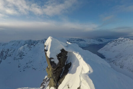 Scialpinismo a Bergsfjord