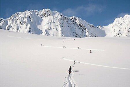 Ski mountaineering in the Lyngen Nord Alps