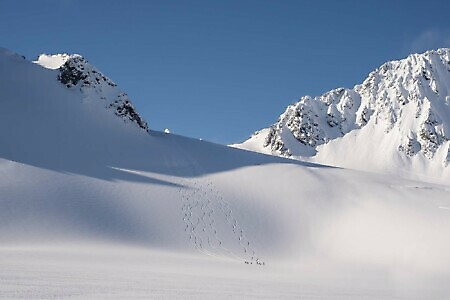 Ski mountaineering in the Lyngen Nord Alps