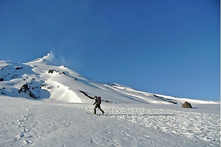 Scialpinismo sui vulcani del Cile