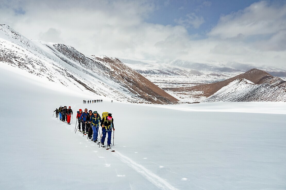 Arabel, scialpinismo esplorativo quota 4000 in Kirghizistan