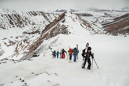 Arabel, scialpinismo esplorativo quota 4000 in Kirghizistan