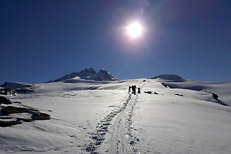 Ski mountaineering in Patagonia