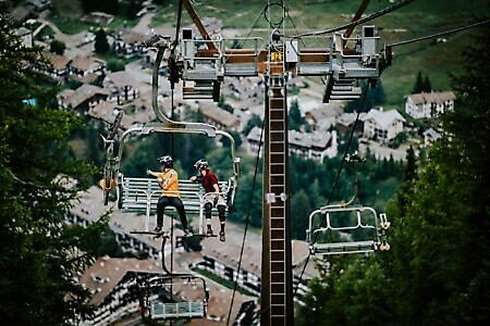 La Thuile bike park con tour pedalato al cospetto del Monte Bianco