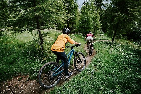 La Thuile bike park con tour pedalato al cospetto del Monte Bianco